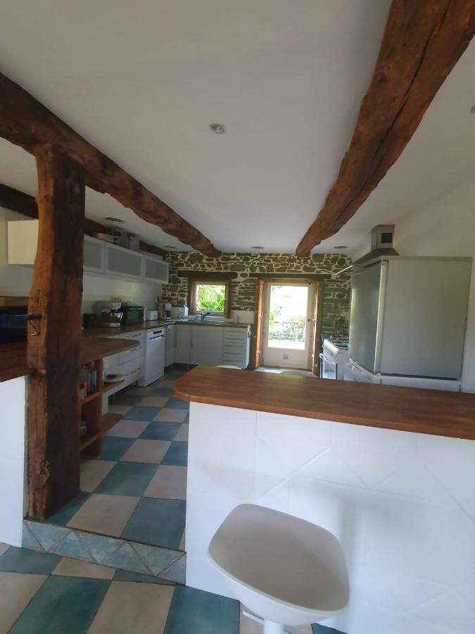 Maison En Pierre Dans Son Nid De Verdure Roz-Landrieux Εξωτερικό φωτογραφία